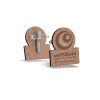 BADGE MDF EP 3 mm AVEC PINCE-EPINGLE MAXI 20 cm2