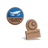 BADGE MDF EP 3mm AVEC PINCE-EPINGLE ENTRE 20 cm2 ET 40 cm2 MAXI