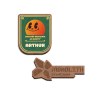 BADGE MDF EP 3 mm AVEC AIMANT ENTRE 20 cm2 ET 40 cm2 MAXI