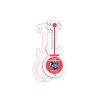 JETON PLASTIQUE (ABS) FORME GUITARE