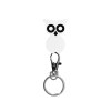 PORTE-CLE MOUSQUETON AVEC JETON FORME HIBOU