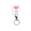 PORTE-CLE MOUSQUETON AVEC JETON FORME HIBOU