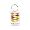 PORTE CLES PLASTIQUE SOUPLE CARTE 53x33 mm (anneau 25 mm)