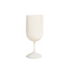 VERRE A PIED REUTILISABLE EN BIO-COMPOSITE 18 cl RAS BORD