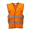 Veste de sécurité fluorescente