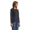 Tee-shirt femme col rond manches longues - MONARCH WOMEN