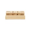 Calendrier en bambou NEN
