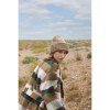 Bonnet à patch en grosse mailles