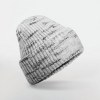 Bonnet à patch en grosse mailles