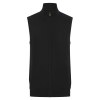 Pull zippé sans manches pour homme