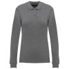 Polo piqué manches longues Bio180 femme