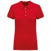 Polo piqué manches courtes femme