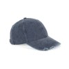Casquette vintage effet déchiré - 6 panneaux