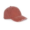 Casquette vintage effet déchiré - 6 panneaux