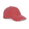 Casquette vintage effet déchiré - 6 panneaux