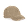 Casquette vintage effet déchiré - 6 panneaux