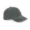 Casquette vintage effet déchiré - 6 panneaux
