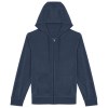 Sweat-shirt écoresponsable en éponge zippé à capuche homme