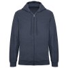 Sweat-shirt écoresponsable en éponge zippé à capuche homme
