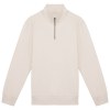 Sweat-shirt écoresponsable à col montant zippé homme