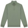 Sweat-shirt écoresponsable à col montant zippé homme