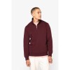 Sweat-shirt écoresponsable à col montant zippé homme