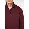 Sweat-shirt écoresponsable à col montant zippé homme
