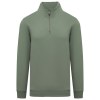 Sweat-shirt écoresponsable à col montant zippé homme