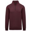 Sweat-shirt écoresponsable à col montant zippé homme