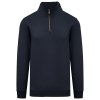 Sweat-shirt écoresponsable à col montant zippé homme