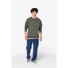 Sweat-shirt écoresponsable à col rond oversize unisexe
