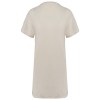 Robe t-shirt écoresponsable en éponge à épaules tombantes femme