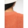 Robe t-shirt écoresponsable en éponge à épaules tombantes femme