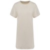 Robe t-shirt écoresponsable en éponge à épaules tombantes femme