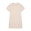 Robe t-shirt écoresponsable en éponge à épaules tombantes femme