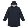 Veste écoresponsable imperméable doublée en sherpa unisexe
