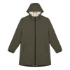 Veste écoresponsable imperméable doublée en sherpa unisexe