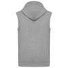 Sweat-shirt à capuche sans manches unisexe