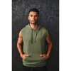 Sweat-shirt à capuche sans manches unisexe