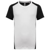 T-shirt de sport écoresponsable bicolore homme