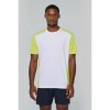 T-shirt de sport écoresponsable bicolore homme