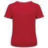 T-shirt de sport écoresponsable bicolore femme
