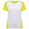 T-shirt de sport écoresponsable bicolore femme