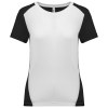 T-shirt de sport écoresponsable bicolore femme