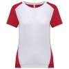 T-shirt de sport écoresponsable bicolore femme