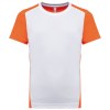 T-shirt de sport écoresponsable bicolore enfant