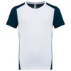 T-shirt de sport écoresponsable bicolore enfant