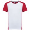 T-shirt de sport écoresponsable bicolore enfant