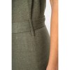 Combinaison en maille manches courtes en lin femme