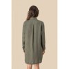 Robe chemise en lin femme